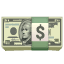 Emoji Billet Dollar U+1F4B5