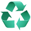 Emoji Recyclage - U+267B U+267B