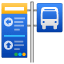 Emoji Arrêt de bus U+1F68F