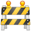 Emoji Barrière chantier U+1F6A7