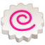 Emoji Spirale Rose U+1F365