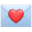 Smiley Lettre avec un Coeur U+1F48C