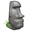 Emoji Moai U+1F5FF