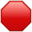 Emoji panneau rouge U+1F6D1