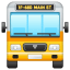 Bus vu de face U+1F68D