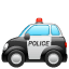 Voiture de Police Whatsapp U+1F693