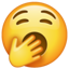 Emoji qui bâille U+1F971