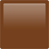 Carré marron