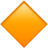 Grand losange orange