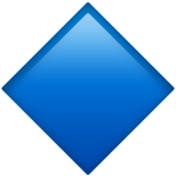 Grand losange bleu