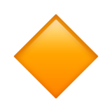 Petit losange orange