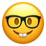Visage de geek